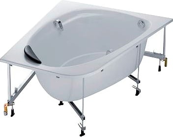 Акриловая ванна Jacob Delafon Odeon Up 139.8x139.8 см  E6070RU-00 - 4