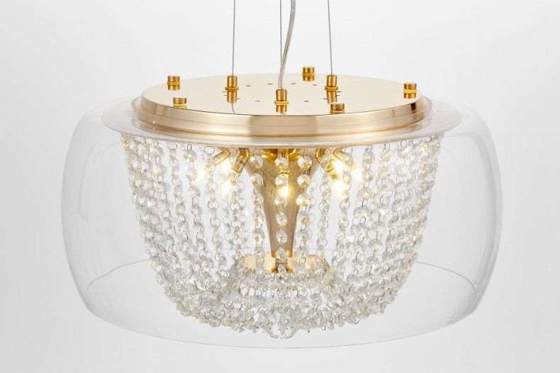 Подвесной светильник LUMINA DECO Disposa LDP 7018-500 PR+F.GD - 1