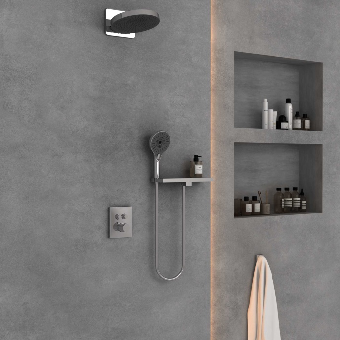 Душевой комплект Vincea Inspire с термостатом хром VSFW-3I21T1RCH - 2