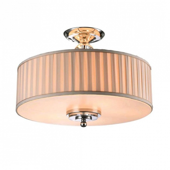 Светильник на штанге Newport 3100 3105/PL бежевый плиссированный - 0