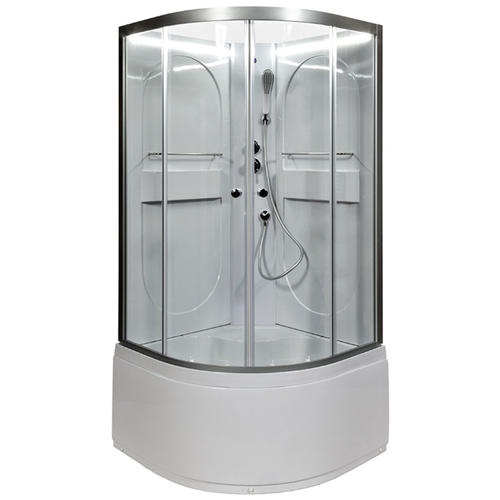 Душевая кабина Deto L 80х80 хром  L680NLED - 1