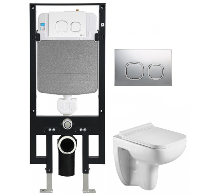 Комплект Weltwasser AMBERG 497 + KEHLBACH 004 GL-WT + AMBERG RD-CR  10000006628 - 0