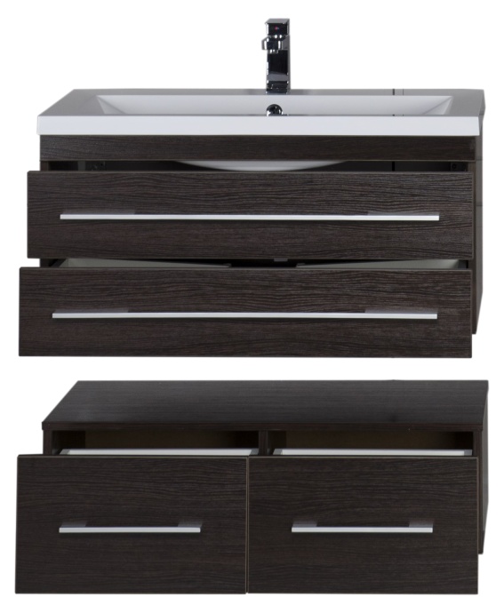 Тумба Aquanet Нота 90 подкатная венге 00170748 - 11