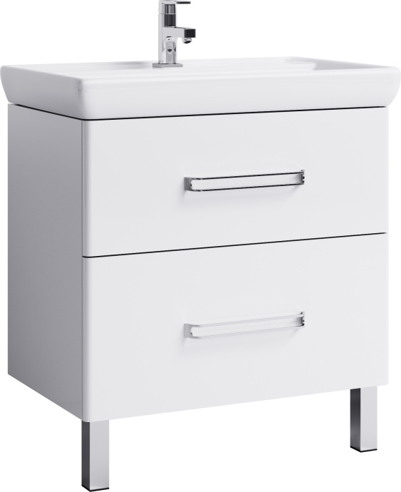 Мебель для ванной Aqwella Neo 80 напольная - 4