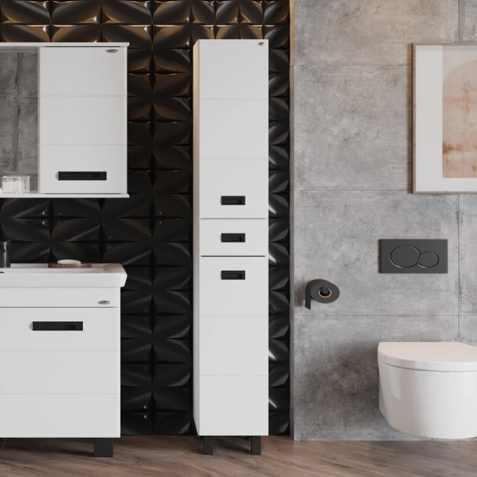 Шкаф-пенал Onika Балтика Black 32 белый  403220 - 1