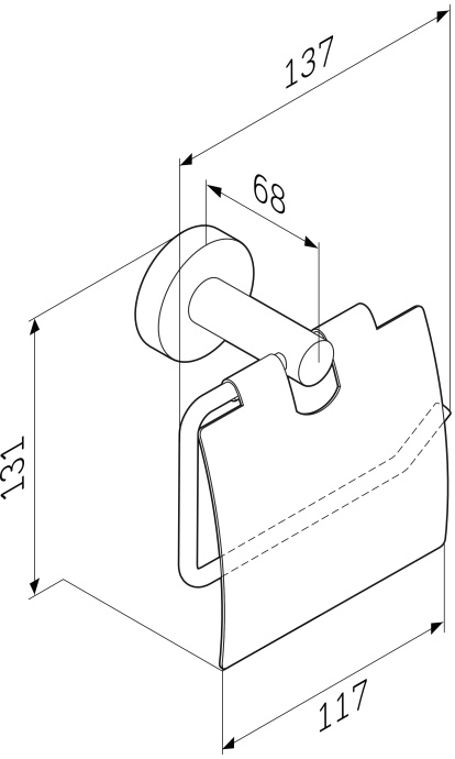 Держатель туалетной бумаги STWORKI Дублин HADB341400 - 5