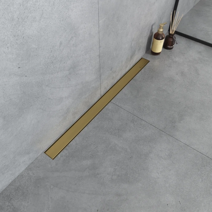 Душевой лоток Armadi Art Premium Linear 80 золото матовый 982-80-MG - 1