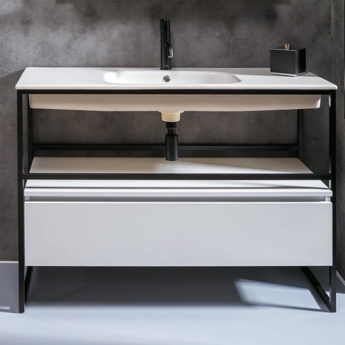 Консоль под раковину Armadi Art Loft 120 черный 893-120 - 0