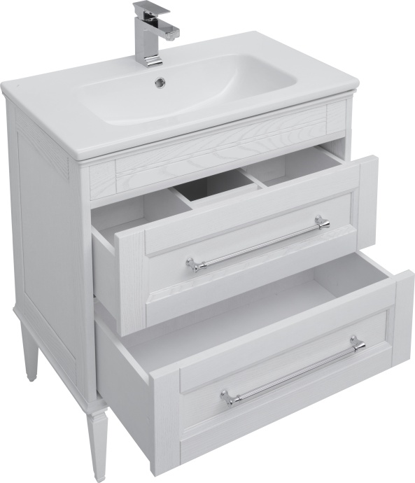 Тумба с раковиной Aquanet Бостон 80 ясень 00206551 - 8