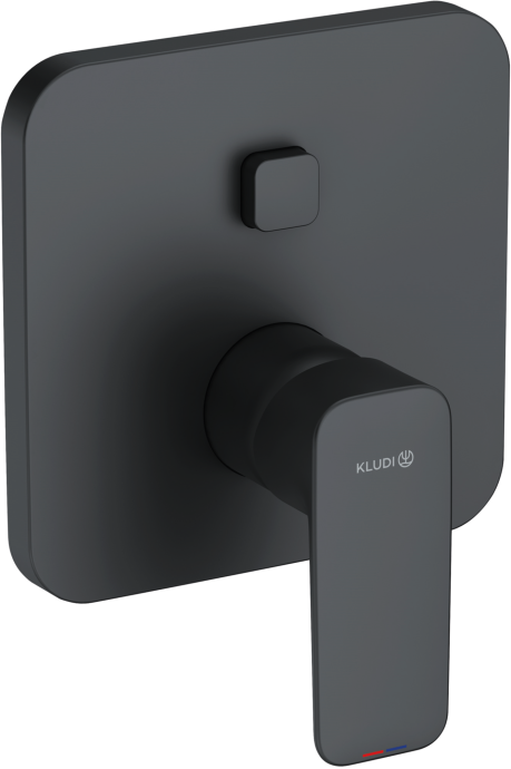 Смеситель для ванны с душем Kludi Pure&Style 406593975 черный матовый - 0