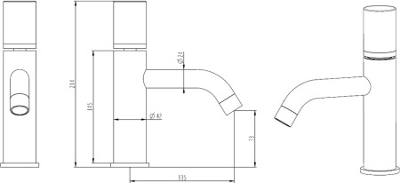 Смеситель для раковины Boheme Stick белый матовый 121-W-MR-WHITE - 2
