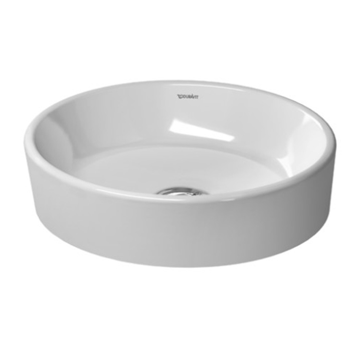 Раковина, Duravit, Starck 2, ширина, мм-435, глубина, мм-395, высота, мм-115, тип установки-накладной, отверстия для смесителя-отсутствуют, декор-без декор? 2321440000 - 0