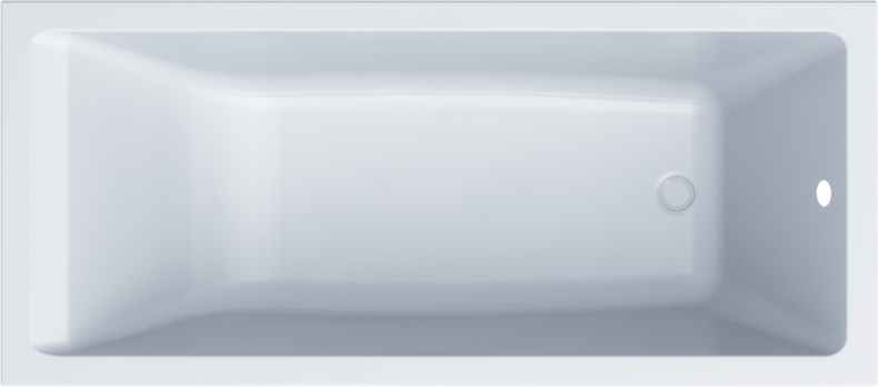 Акриловая ванна STWORKI Карлстад 170x75, с каркасом и сливом-переливом 563281 - 0