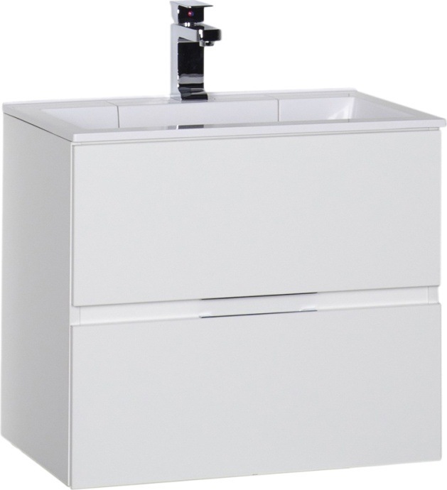 Тумба с раковиной Aquanet Алвита 60 белая - 2