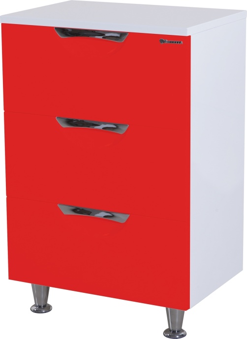 Тумба Bellezza Лагуна 50 красная 4632106140036 - 0