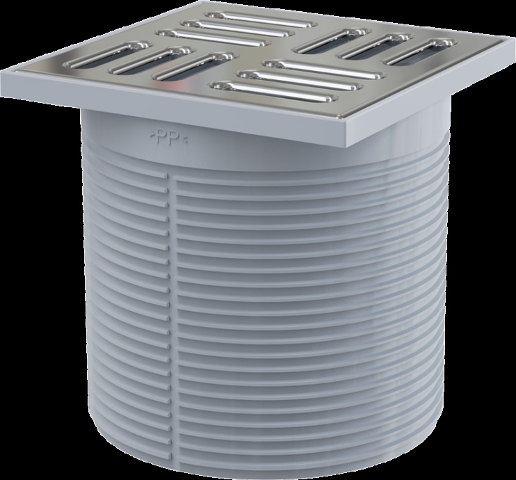 Решетка для сливного трапа 105х105, из нерж. стали APV0300 - 0