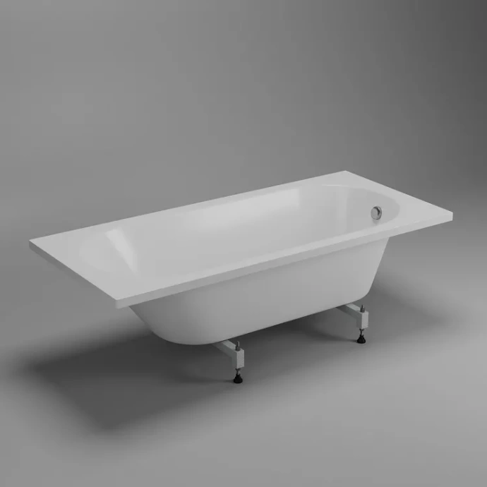 Ванна из литьевого мрамора Delice Bravo 180х80 белый DLR330001 - 1