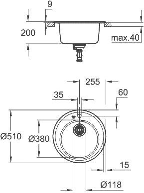Мойка кухонная Grohe K200 31656AP0 - 5