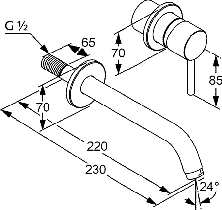 Смеситель Kludi Bozz 382453976 матовый черный - 1