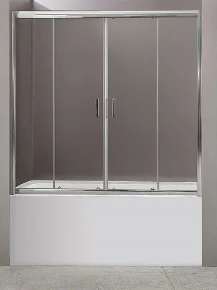 Шторка на ванну BelBagno Uno VF 2 170/145 C Cr UNO-VF-2-170/145-C-Cr - 1