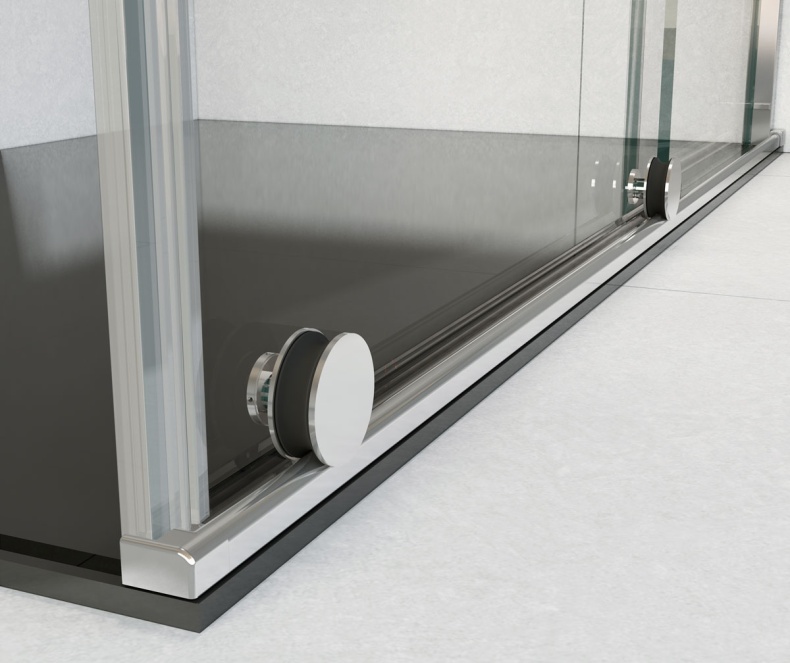 Душевой уголок Vincea Arno 150х80 профиль хром стекло прозрачное VSR-1A8015CL - 2