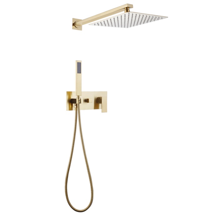 Душевая система ABBER Daheim золото матовый  AF8218G - 0