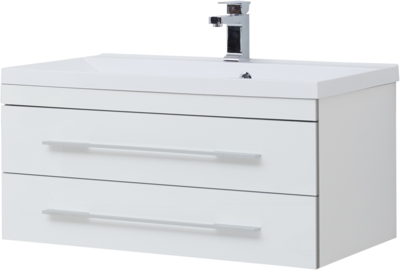 Мебель для ванной Aquanet Верона 90 подвесная белая - 5