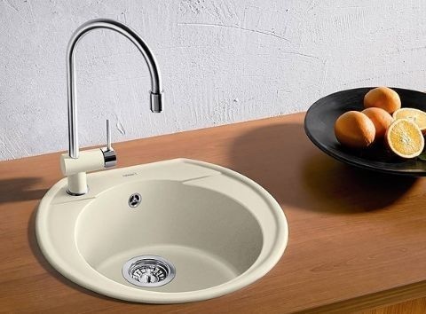 Мойка из гранита Blanco Rondoval бежевый  515672 - 6