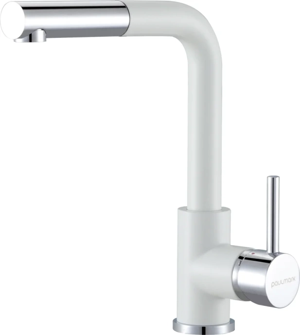 Смеситель для кухни Paulmark Kassel белый матовый  Ka214311-431 - 0