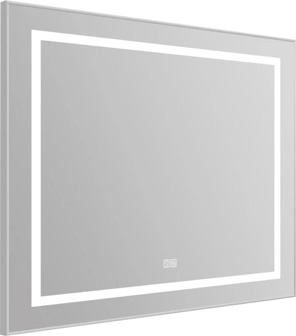 Зеркало BelBagno Kraft  88.5х78.5 с подсветкой, подогревом, хром  SPC-KRAFT-885-785-TCH-WARM - 2