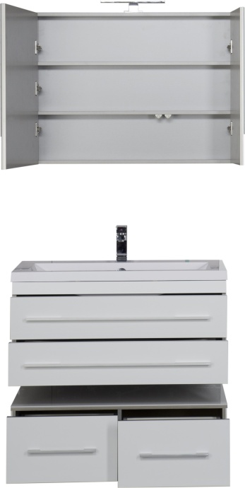 Тумба для комплекта Aquanet Верона 90 подвесная белая 172335 - 25