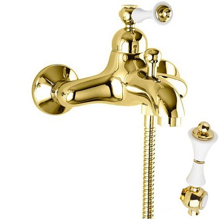 Смеситель для ванны Cezares Margot золото  MARGOT-VM-03/24-Bi/A - 0