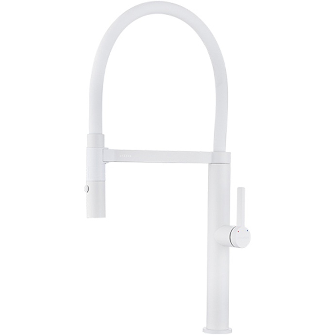 Смеситель для кухни Paulmark Leader белый матовый Le214101-431 - 0