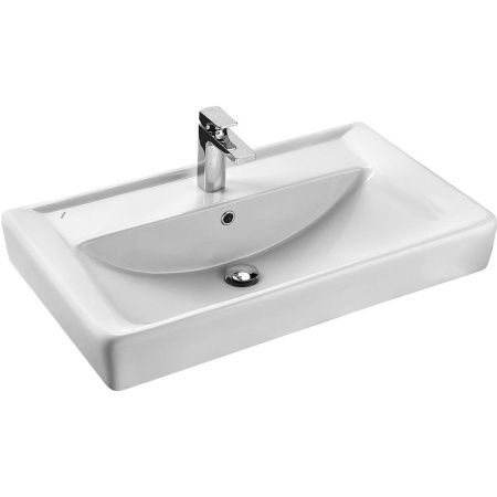 Тумба с раковиной Misty Селена 60 белая глянцевая СО000001652 - 3