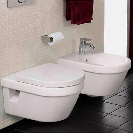 Крышка-сиденье Villeroy & Boch Omnia Architectura 98M9 C101 с микролифтом, петли хром 98M9C101 - 1