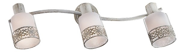 Спот Eurosvet Silvia 20025/3 белый с золотом - 0