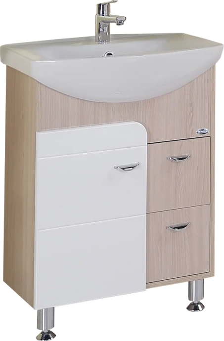 Комплект мебели Onika Стиль 60 белый - светлое дерево - 2