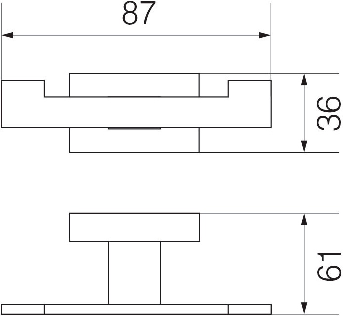 Крючок Veragio Ramba VR.RMB-4932.CR хром - 1