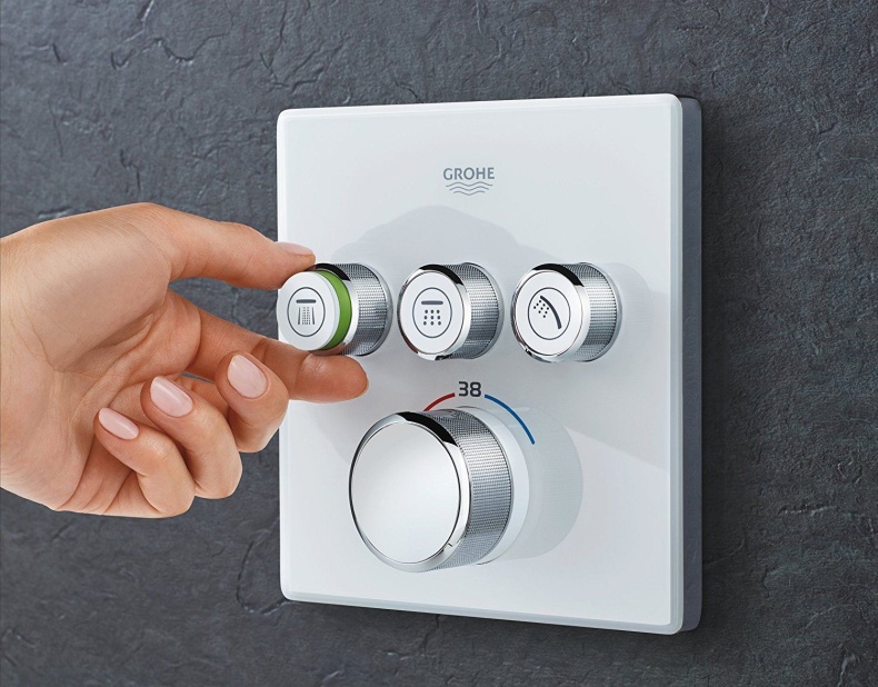 Термостат Grohe Grohtherm SmartControl 29157LS0 для душа, moon white - 1