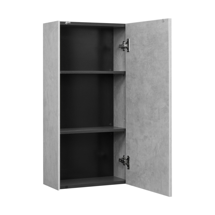 Шкаф подвесной Aquaton Марбл 40 серый 1A276403MH8A0 - 1