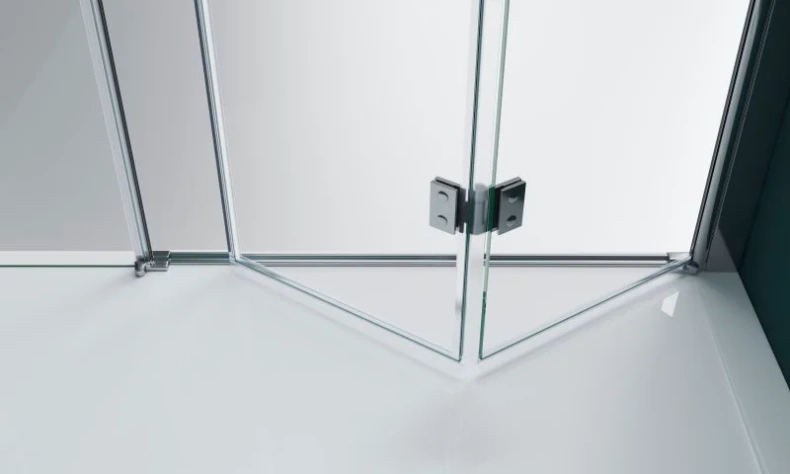 Душевая дверь BelBagno Albano 120(30+90)х195 профиль хром стекло прозрачное ALBANO-BS-13-30+90-C-Cr - 5