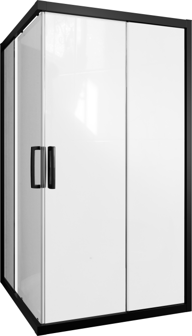 Душевой уголок STWORKI Дублин 100x100 см профиль черный матовый 3GW070TTKK000 - 9