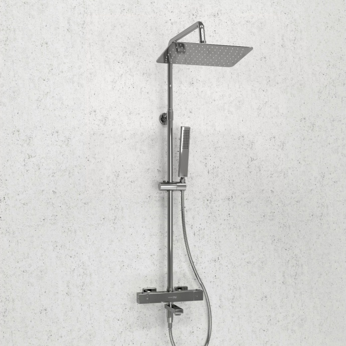 Душевая система WasserKraft 30 с термостатом хром A199.069.103.010.CH Thermo - 1