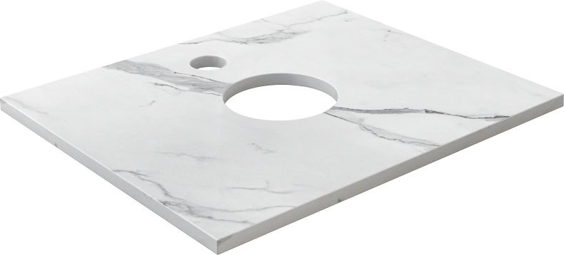 Мебель для ванной DIWO Элиста 60 светлое дерево с раковиной Moduo 55 Leaf 567835 - 6