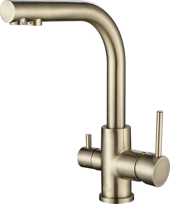  кухни Смеситель для кухни Paulmark Essen бронза Es213011-BR - 0