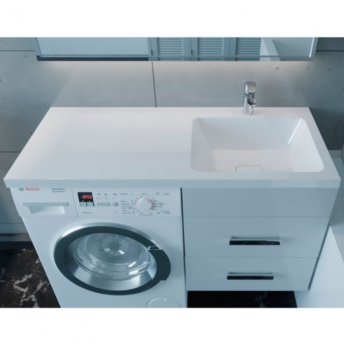 Раковина над стиральной машиной Stella Polar Kamilla 120 белый 4627173210010 - 1