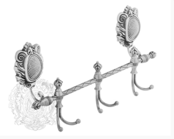 Крючок Migliore Cleopatra 16663 на планке, хром - 0