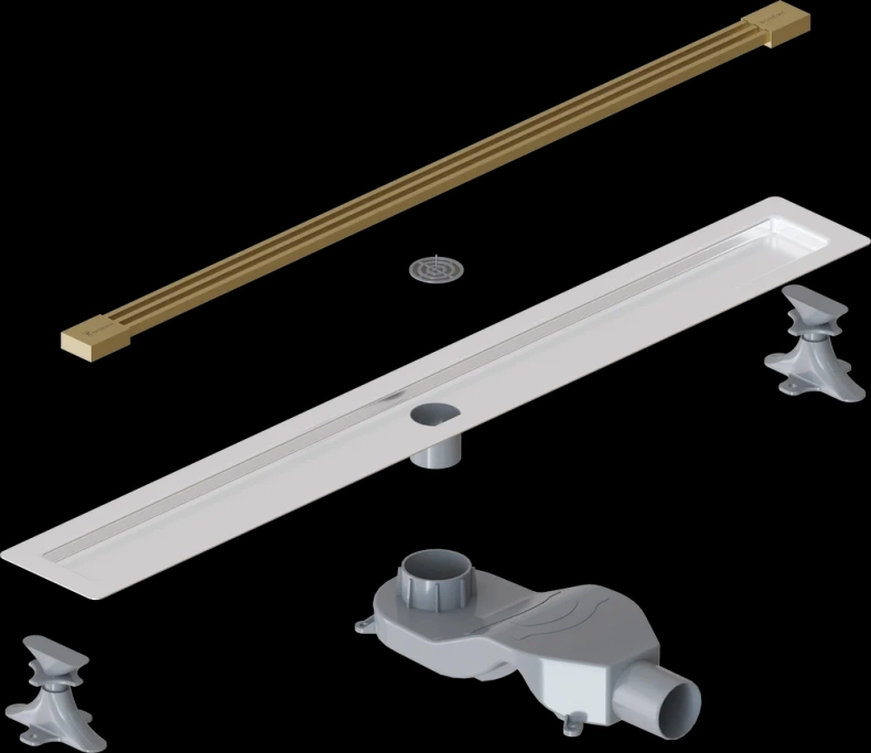 Душевой лоток Armadi Art Infinity 80 золото матовый 981-80-MG - 6