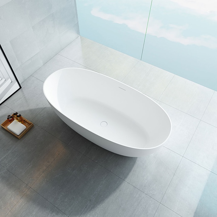 Ванна из искусственного камня Vincea 170х75 белый матовый VBT-6S01MW - 2