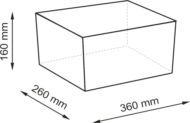 Корзина WasserKraft Abens M коричневый WB-220-M - 5
